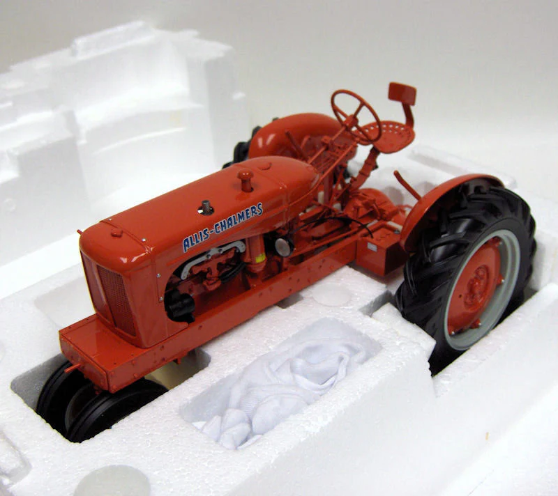 1/12 Allis Chalmers WC Tractor with Narrow Front & Rubber Tires, Franklin Mint Precision #3 - Image 3