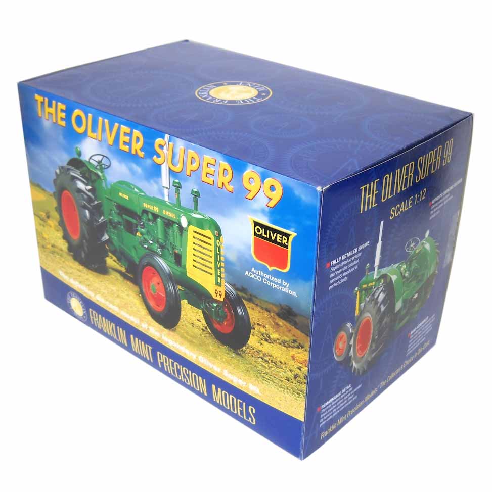 B12YF73 1/12 Oliver Super 99 Diesel Tractor by Franklin Mint Precision Models