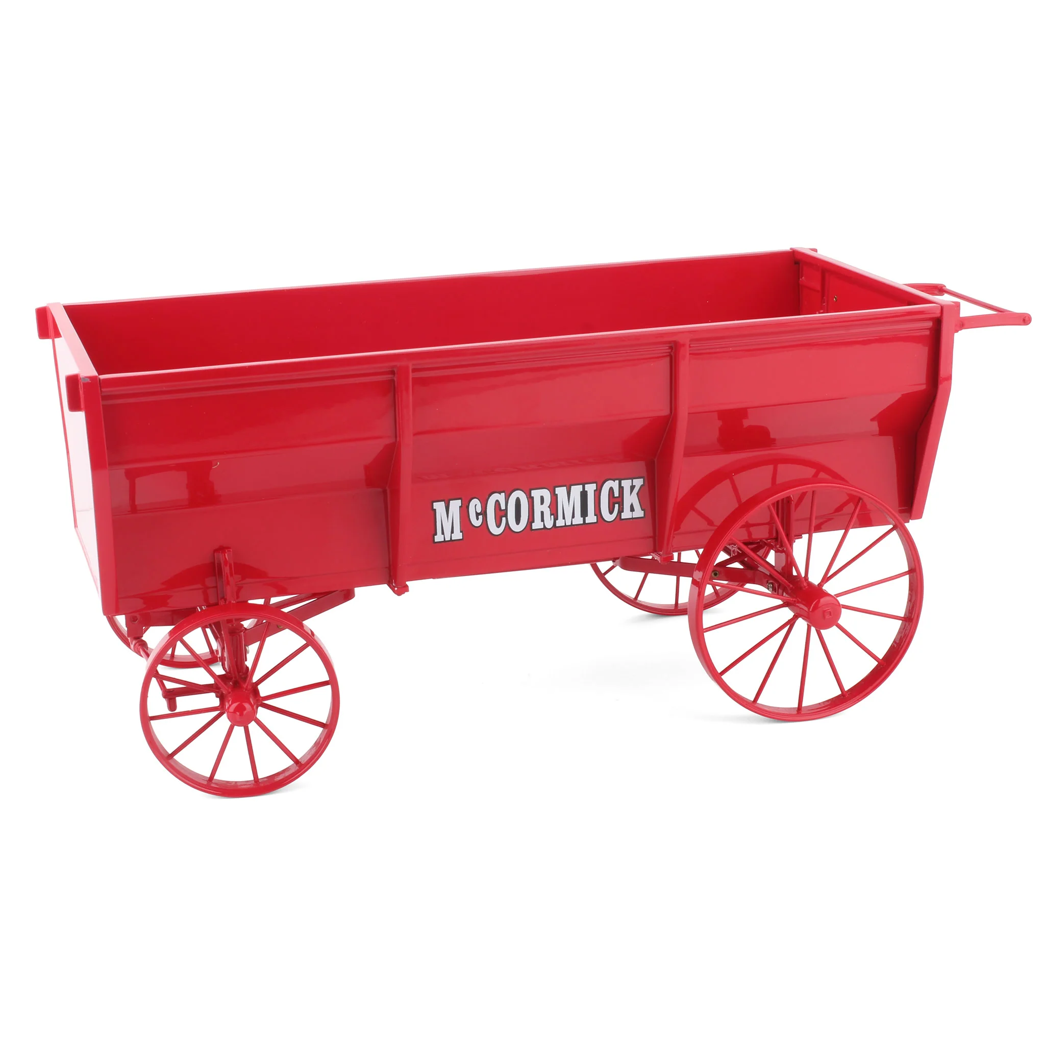 1/12 Red McCormick Flare Side Wagon with Steel Spoked Wheels by the Franklin Mint - LOOSE - Image 2