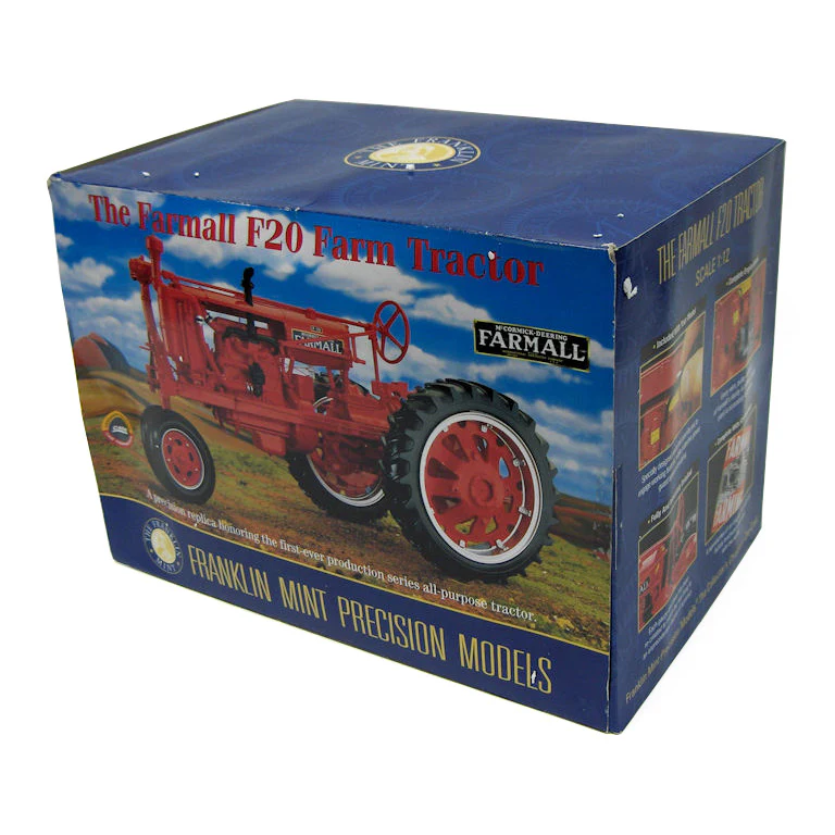 1/12 IH Farmall F-20 Tractor with Narrow Front & Rubber Tires, Franklin Mint #5