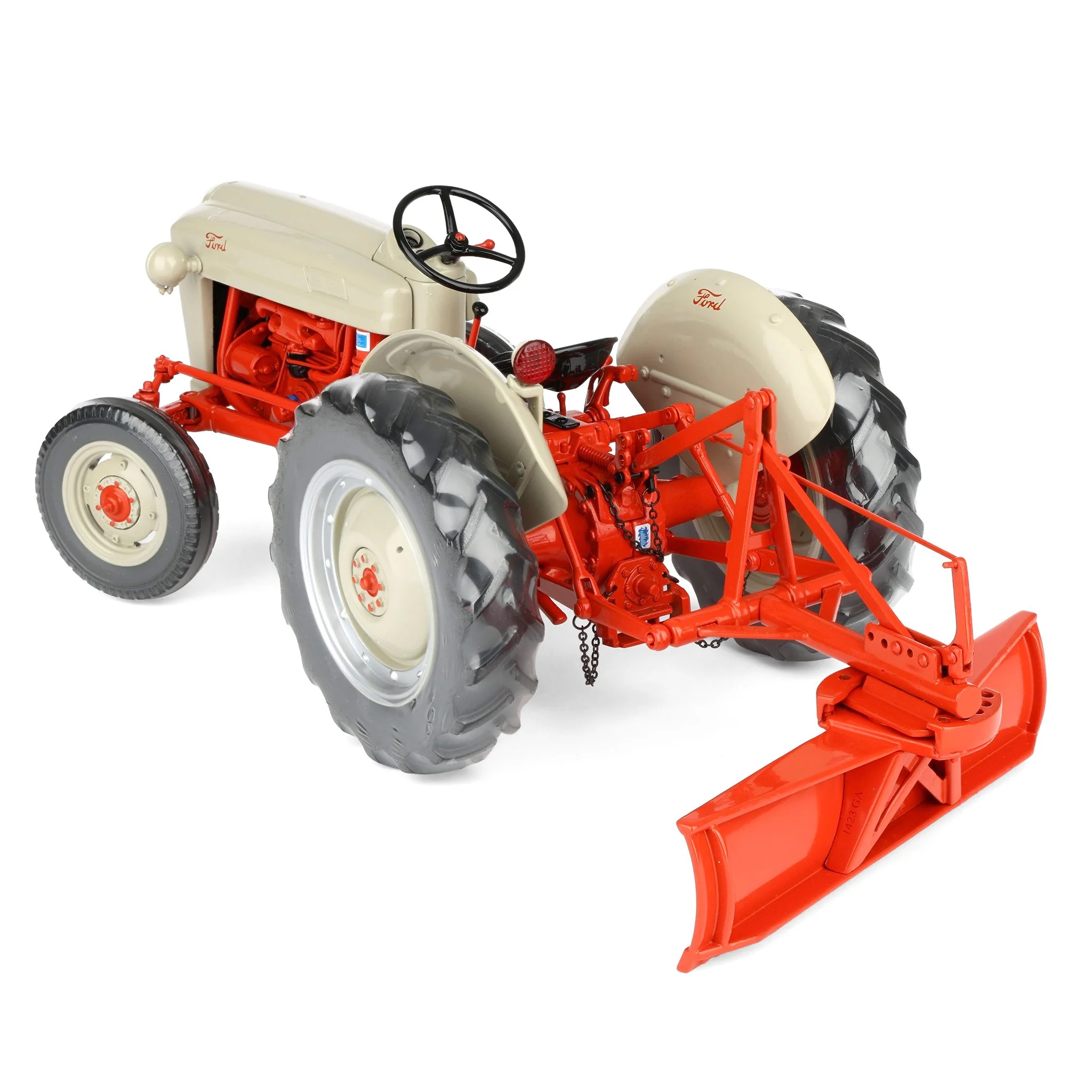 1/16 1953 NAA Ford Golden Jubilee Tractor with Rear Blade by ERTL, 50th Anniversary Limited Edition - Image 4