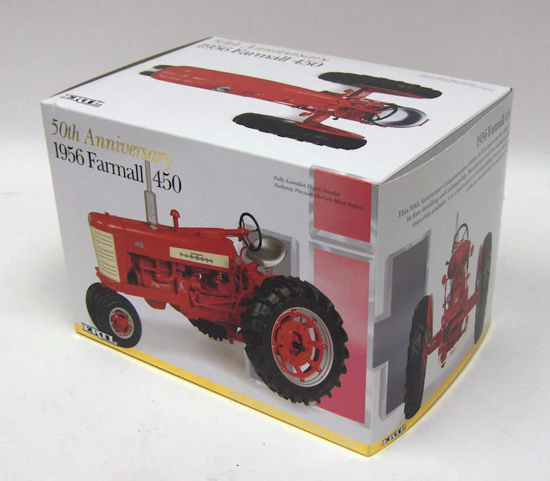 1/16 1956 IH Farmall 450 Tractor with Narrow Front, 50th Anniversary, ERTL Precision Series - Image 2