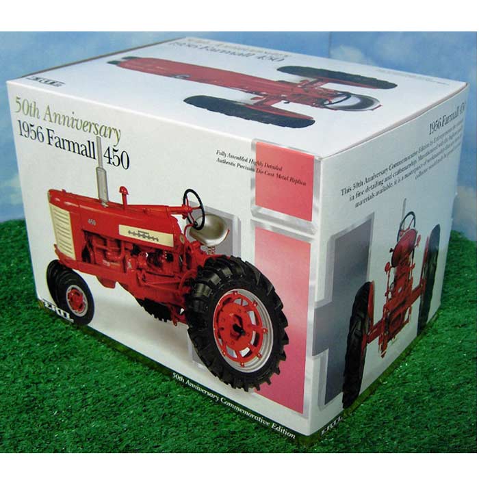1/16 1956 IH Farmall 450 Tractor with Narrow Front, 50th Anniversary, ERTL Precision Series - Image 3
