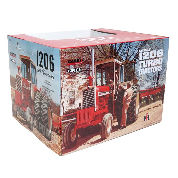 1/16 International 1206 Tractor with Wide Front, Duals, & Cab by ERTL, 50th Anniversary - Image 7