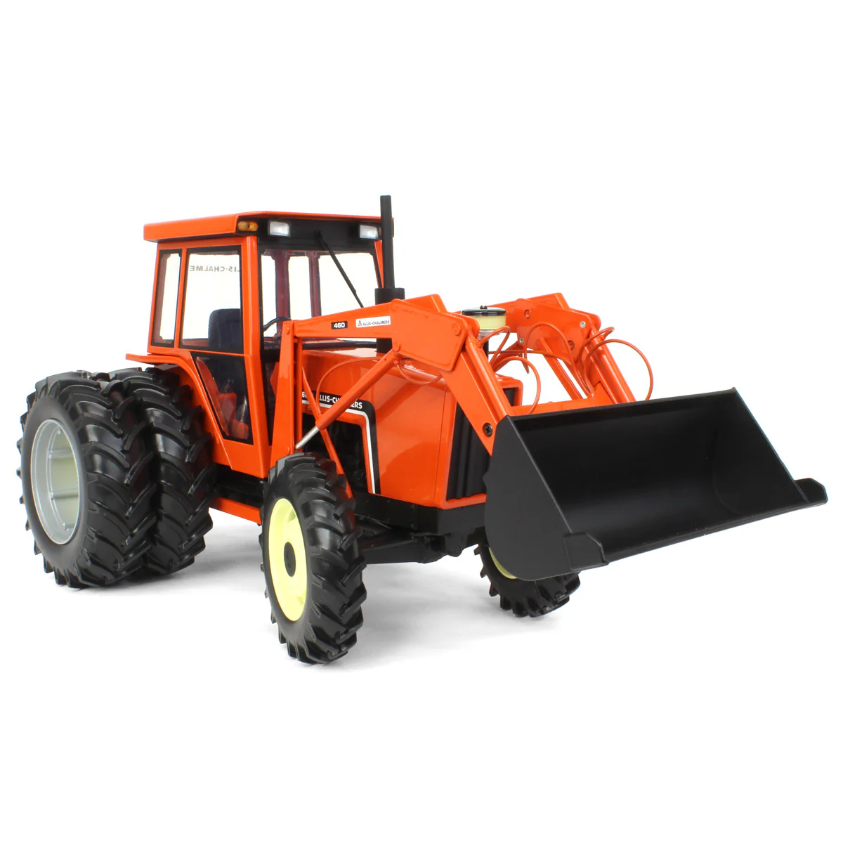 1/16 Allis Chalmers 6070 Tractor with FWA, Rear Duals, Loader & Cab by SpecCast, 2024 Lafayette Farm Toy Show - Image 2