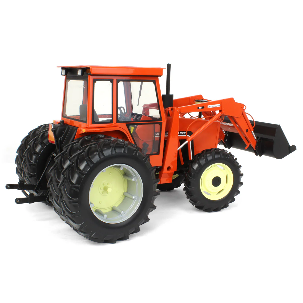 1/16 Allis Chalmers 6070 Tractor with FWA, Rear Duals, Loader & Cab by SpecCast, 2024 Lafayette Farm Toy Show - Image 3