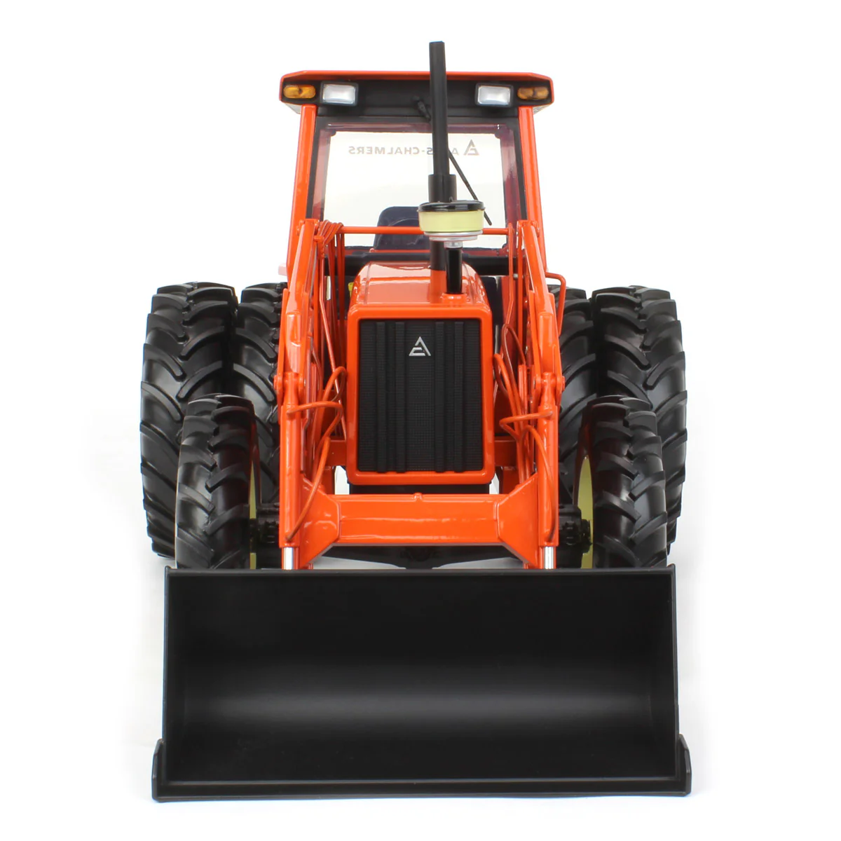 1/16 Allis Chalmers 6070 Tractor with FWA, Rear Duals, Loader & Cab by SpecCast, 2024 Lafayette Farm Toy Show - Image 5