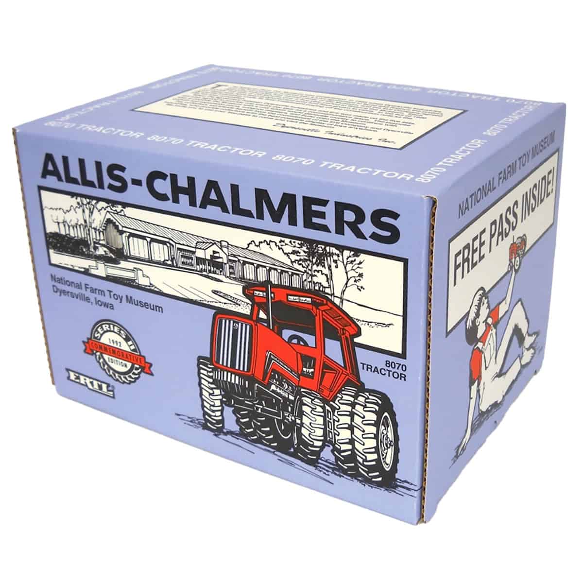 1/16 Allis Chalmers 8070 Tractor with Duals by ERTL, 1992 National Farm Toy Museum