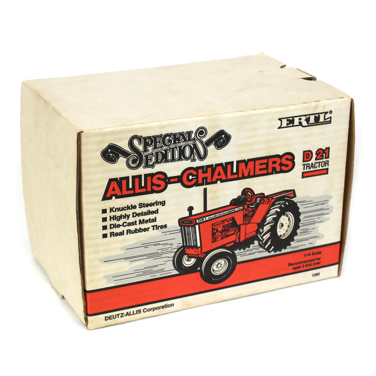 1/16 Allis Chalmers D21 Tractor, Special Edition 1987 by ERTL - Image 4
