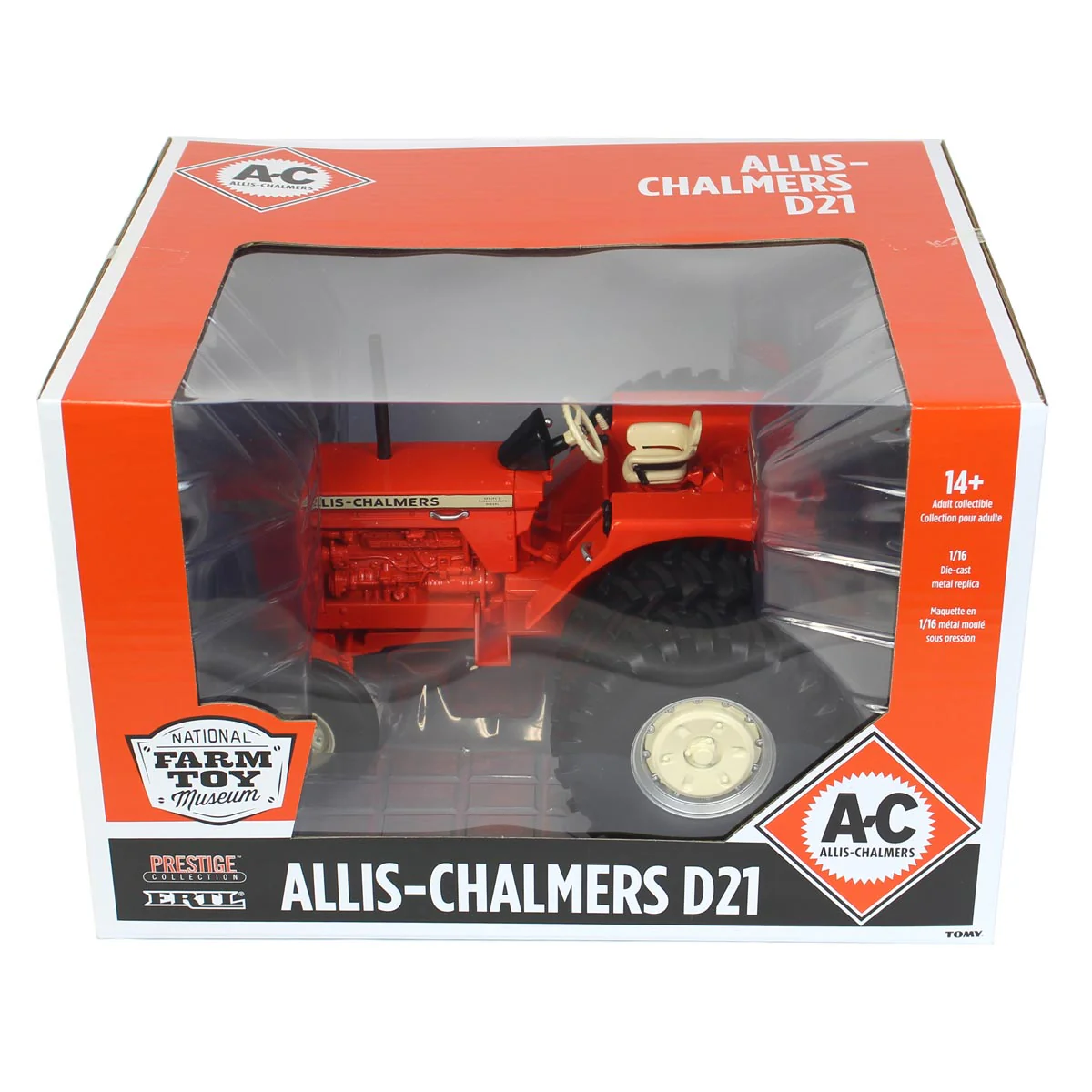 1/16 Allis Chalmers D21 Turbo Diesel Tractor with Rear Duals, 2020 National Farm Toy Museum - Image 8