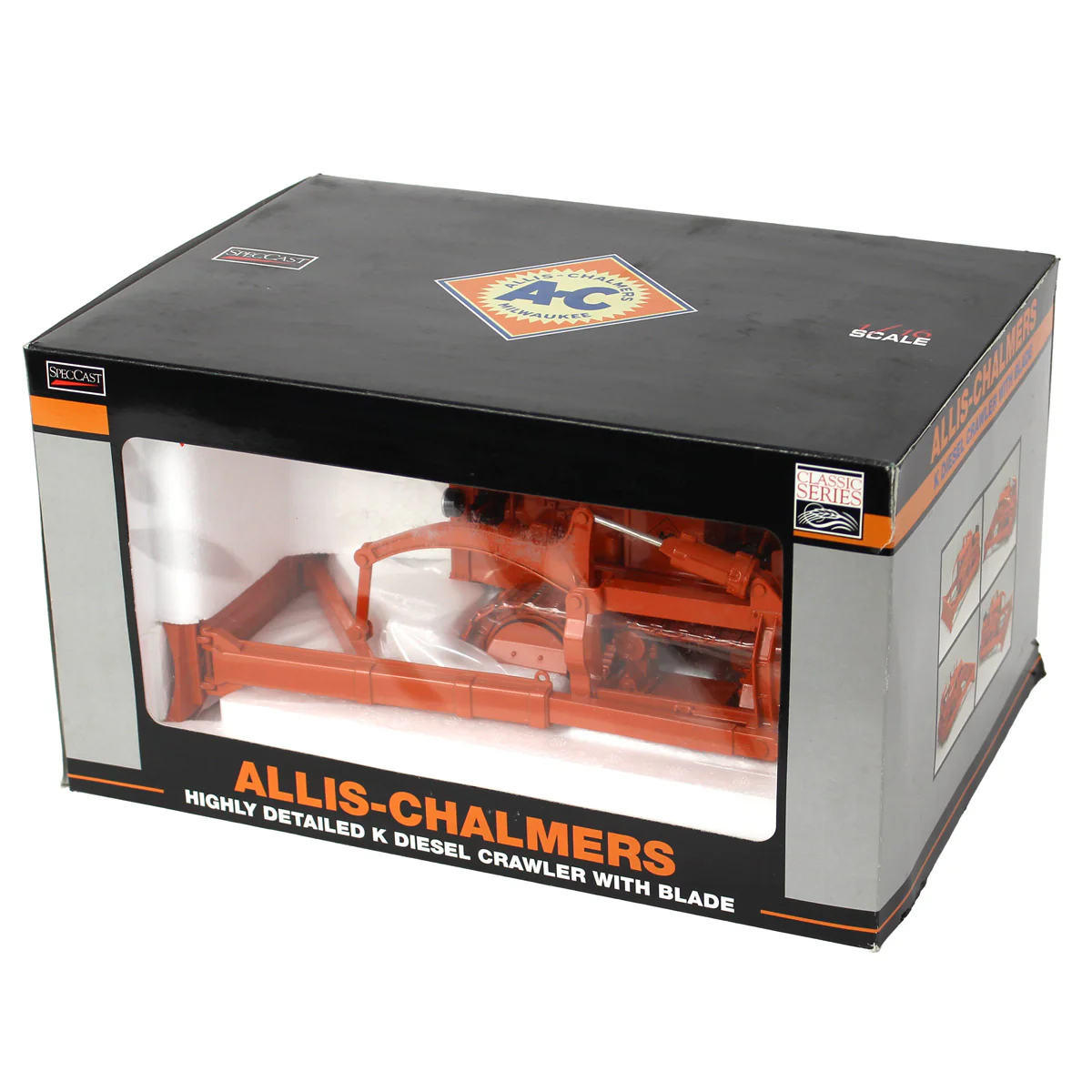 1/16 Allis Chalmers K Diesel Crawler with Blade & Steel Tracks by SpecCast - Image 5