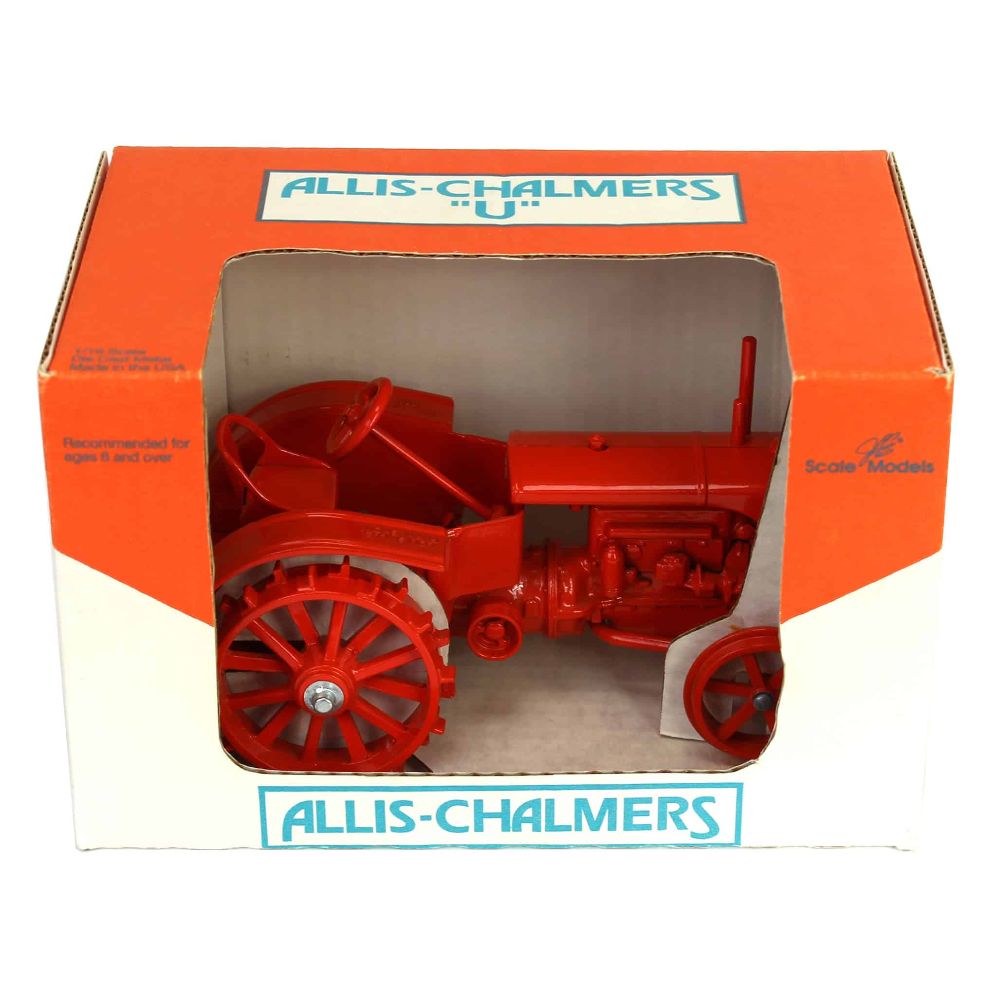 1/16 Allis Chalmers U Tractor with Wide Front on Steel Wheels by Scale Models, 1992 Louisville Farm Show