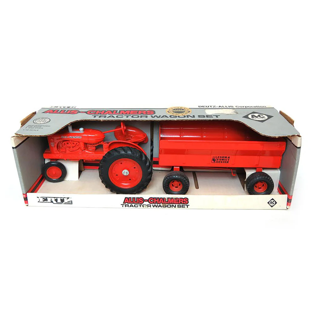 1/16 Allis Chalmers WD-45 Narrow Front with Flare Box Wagon, Central Tractor Edition