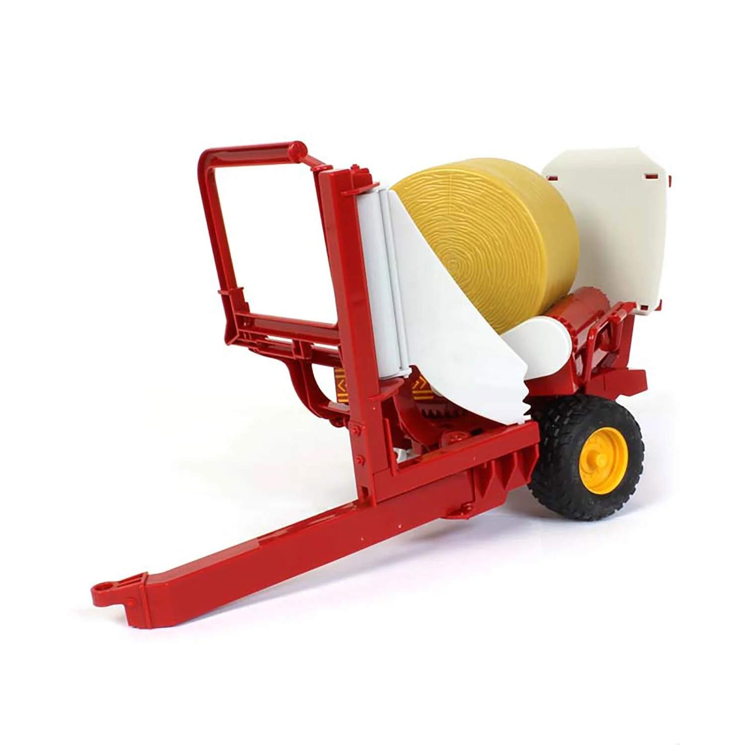 1/16 Bale Wrapper with Wrapped Bale & Unwrapped Bale by Bruder - Image 3