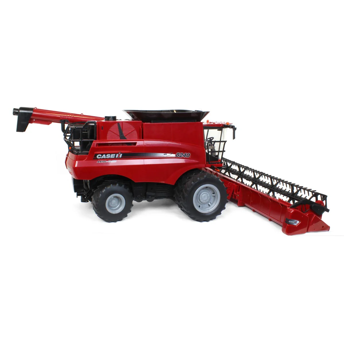1/16 Big Farm Case IH 8240 Combine with Corn Head & Grain Head - Image 3