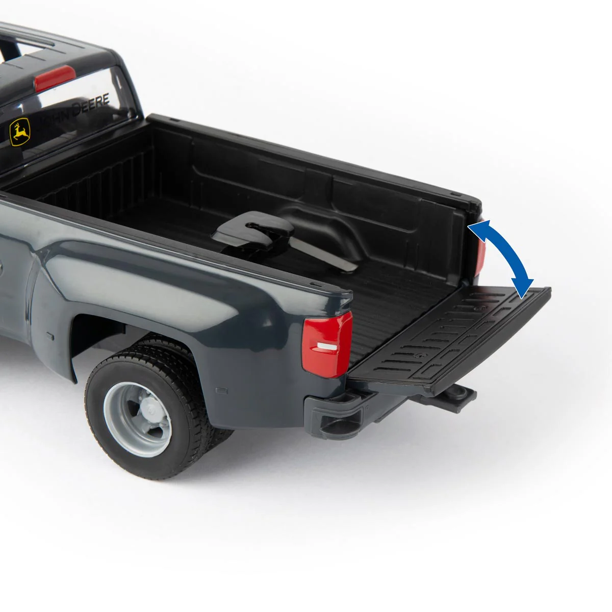 1/16 Big Farm Chevy Dually Quad Cab with Gooseneck Trailer and John Deere Skid Steer - Image 5