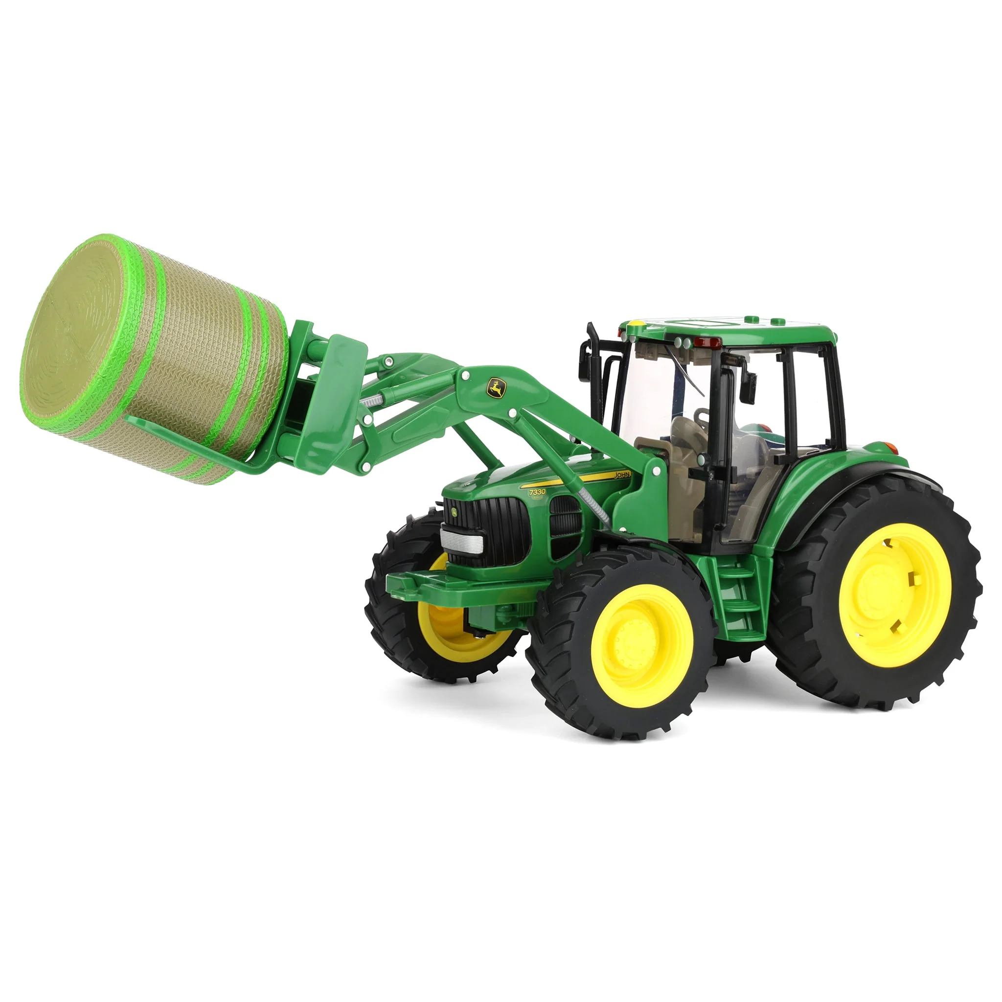 1/16 Big Farm John Deere 7330 with Bale Mover & Bale