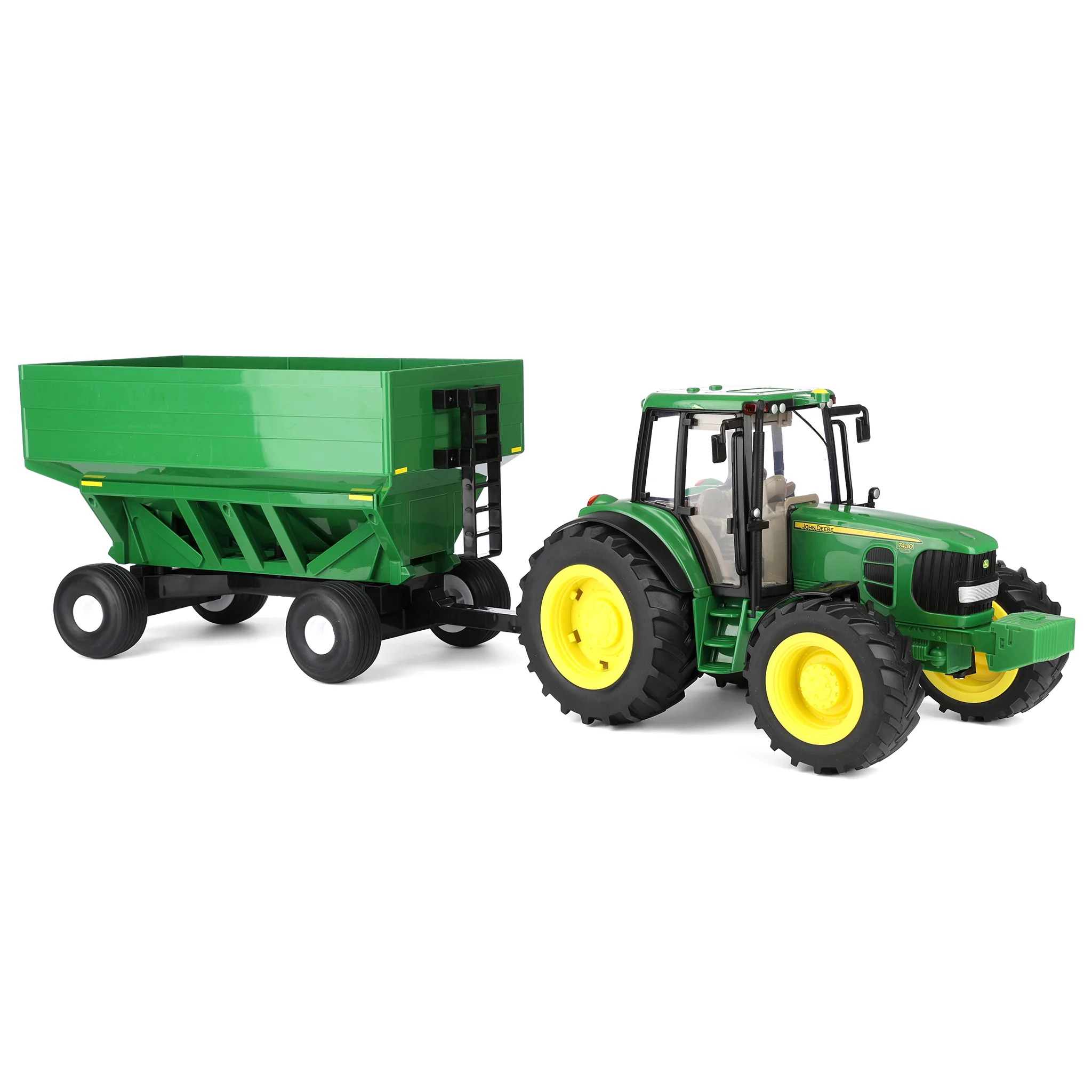 1/16 Big Farm John Deere 7430 Tractor with Gravity Wagon - Image 2