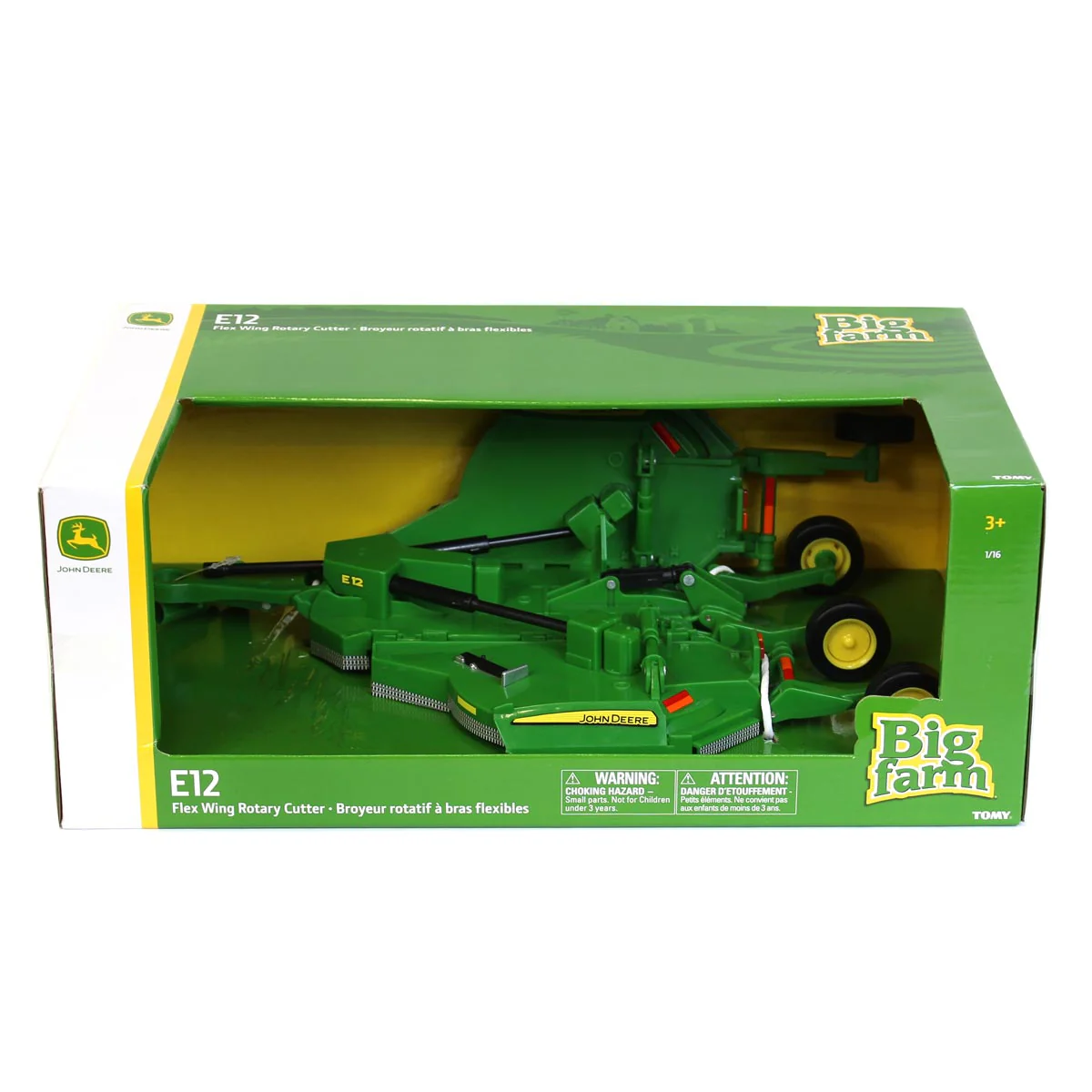 1/16 Big Farm John Deere E-12 Rotary Cutter with Folding Wings - Image 5