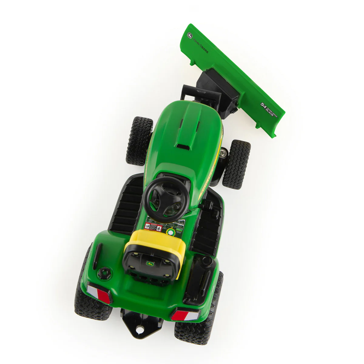 1/16 Big Farm John Deere X758 Lawn Mower with Blade and Cart - Image 7