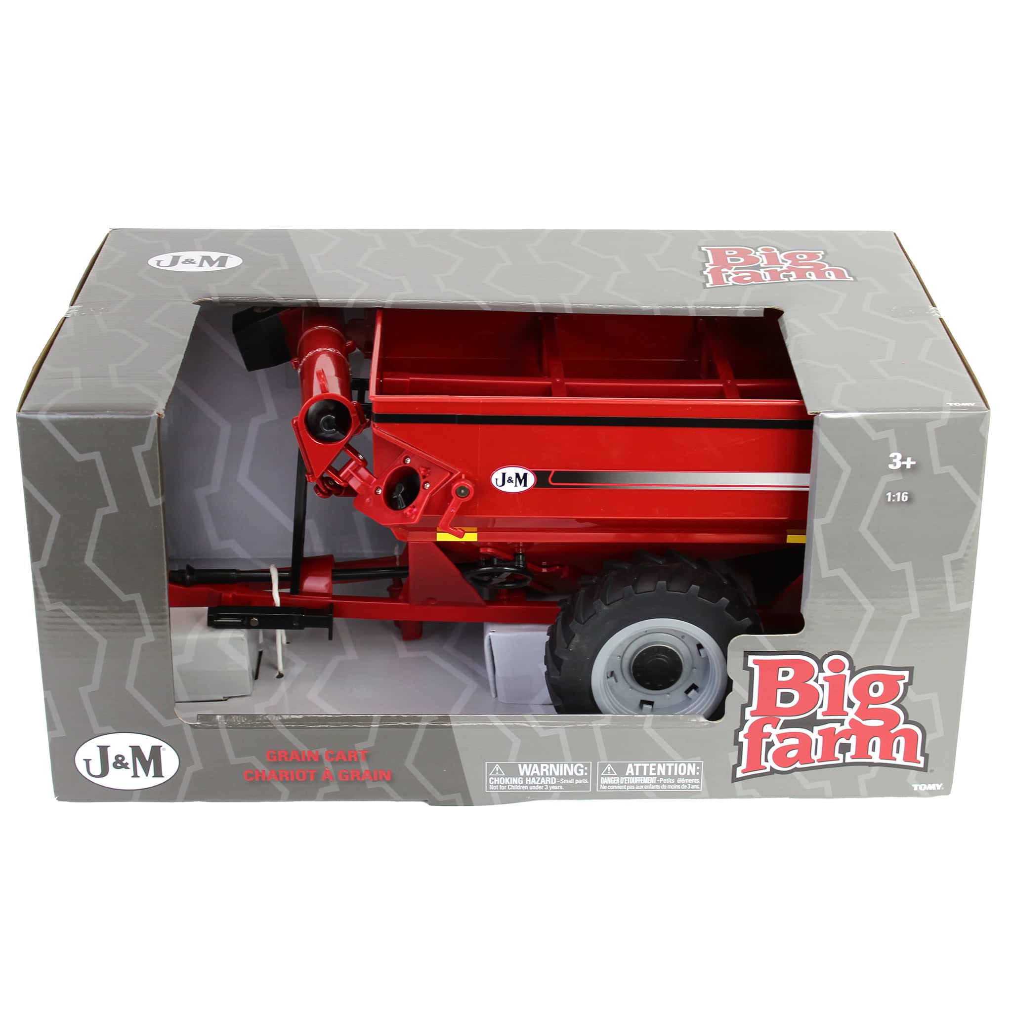 1/16 Big Farm Red J&M 875 Grain Cart, Outback Toys Exclusive - Image 8