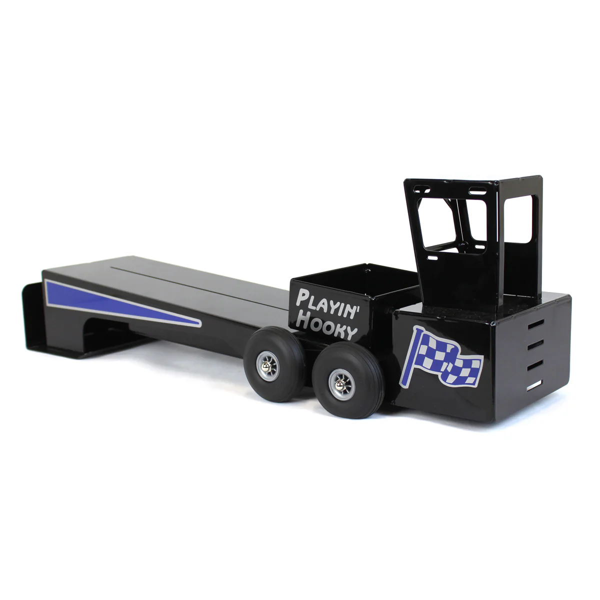 1/16 Black Steel Pulling Sled with Cab - Image 4