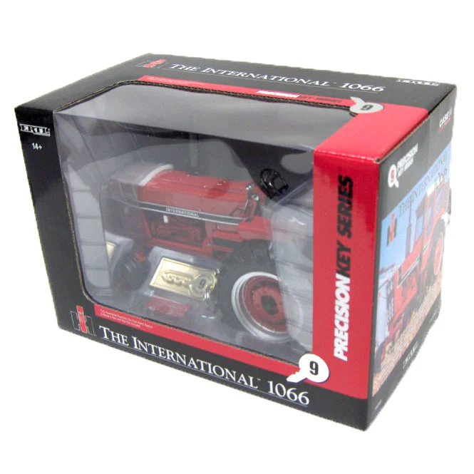1/16 IH Farmall 1066 Tractor, Black Stripe Version, in the Precision Key Series #9 by ERTL - Image 6