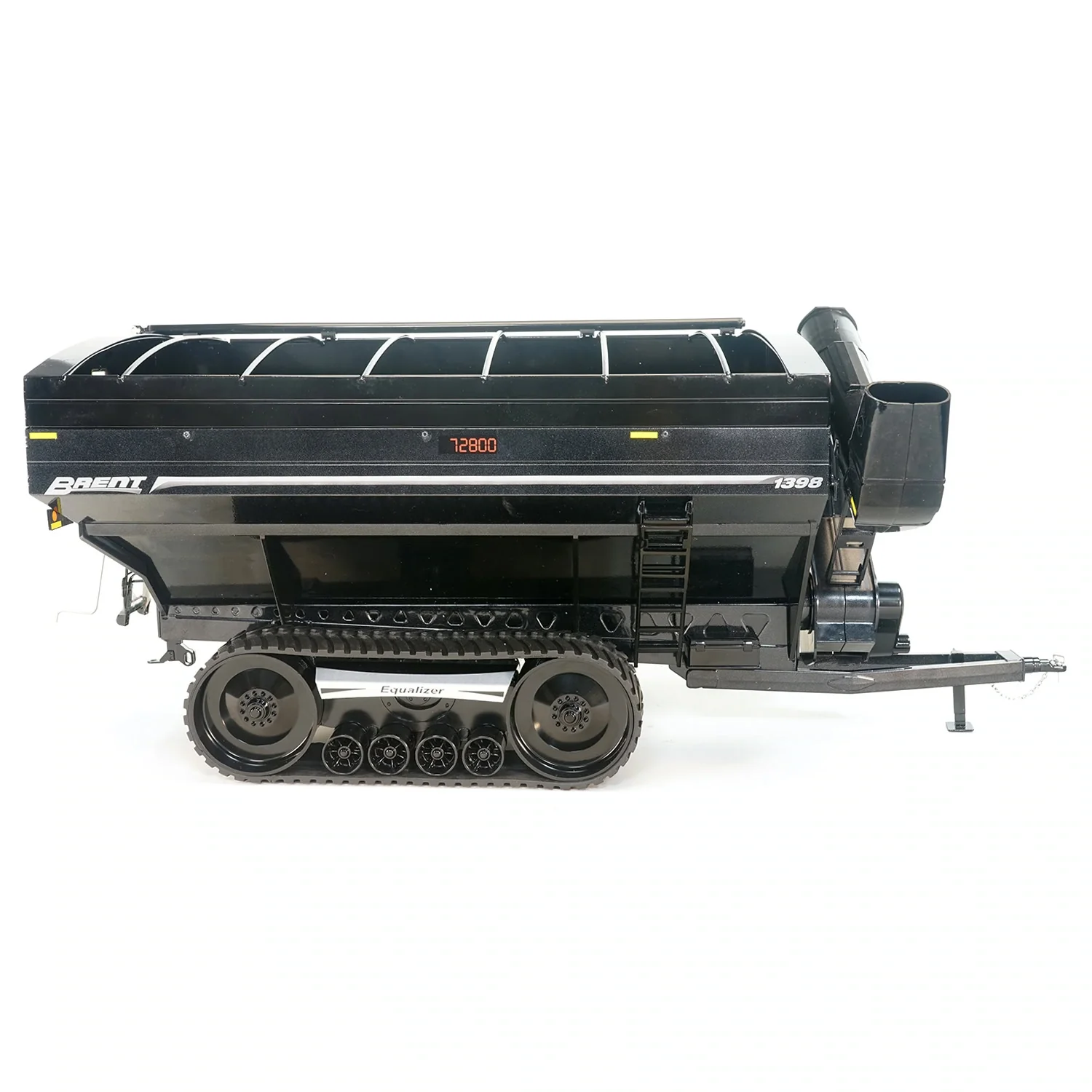 1/16 Brent 1398 Grain Cart with Equalizer Tracks Tires by SpecCast, Metallic Black - Image 5