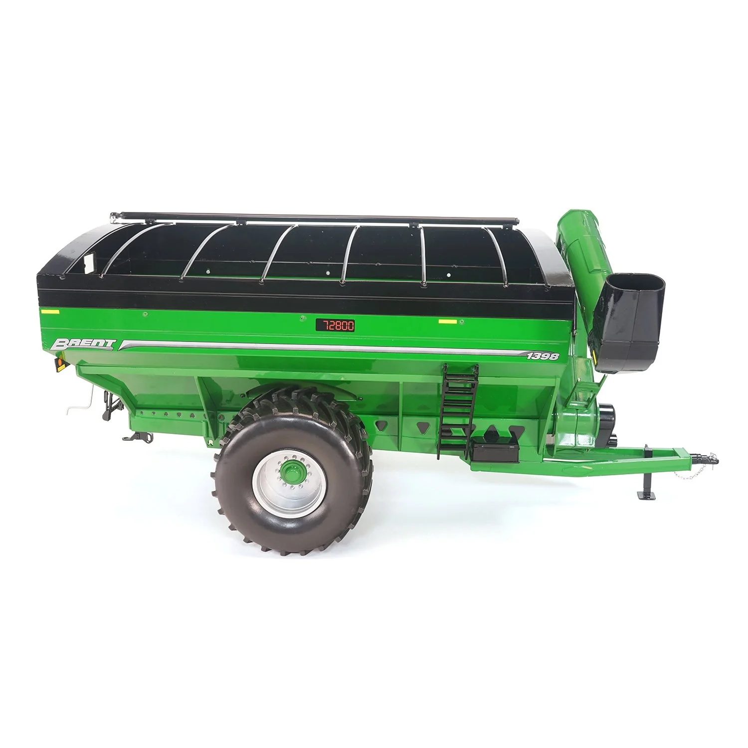 1/16 Brent 1398 Grain Cart with Flotation Tires by SpecCast, Green - Image 4