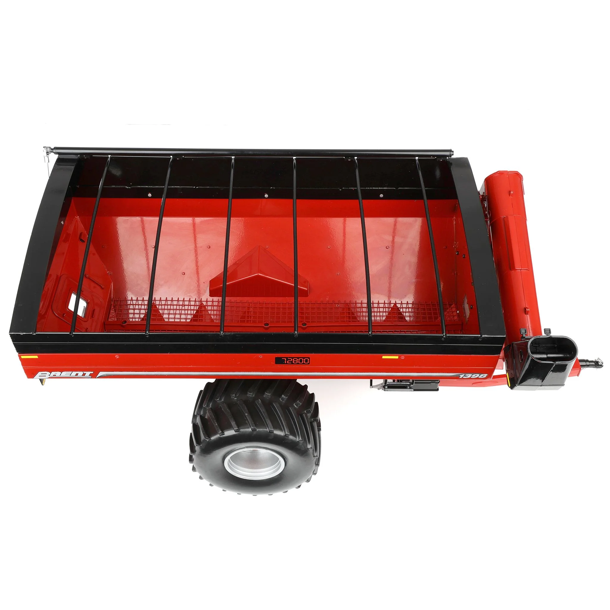 1/16 Brent 1398 Grain Cart with Flotation Tires by SpecCast, Red - Image 6