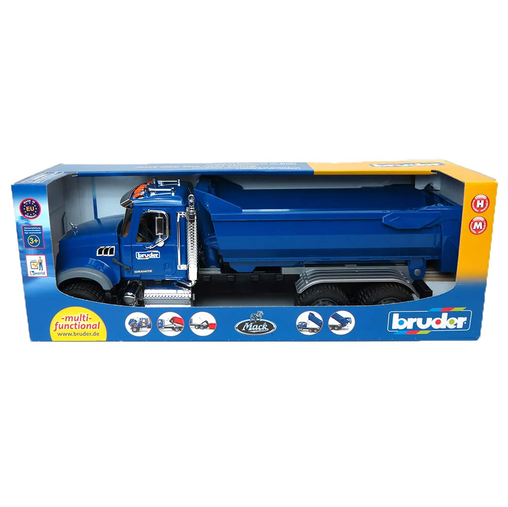 1/16 MACK Granite Halfpipe Dump Truck by Bruder - Image 5