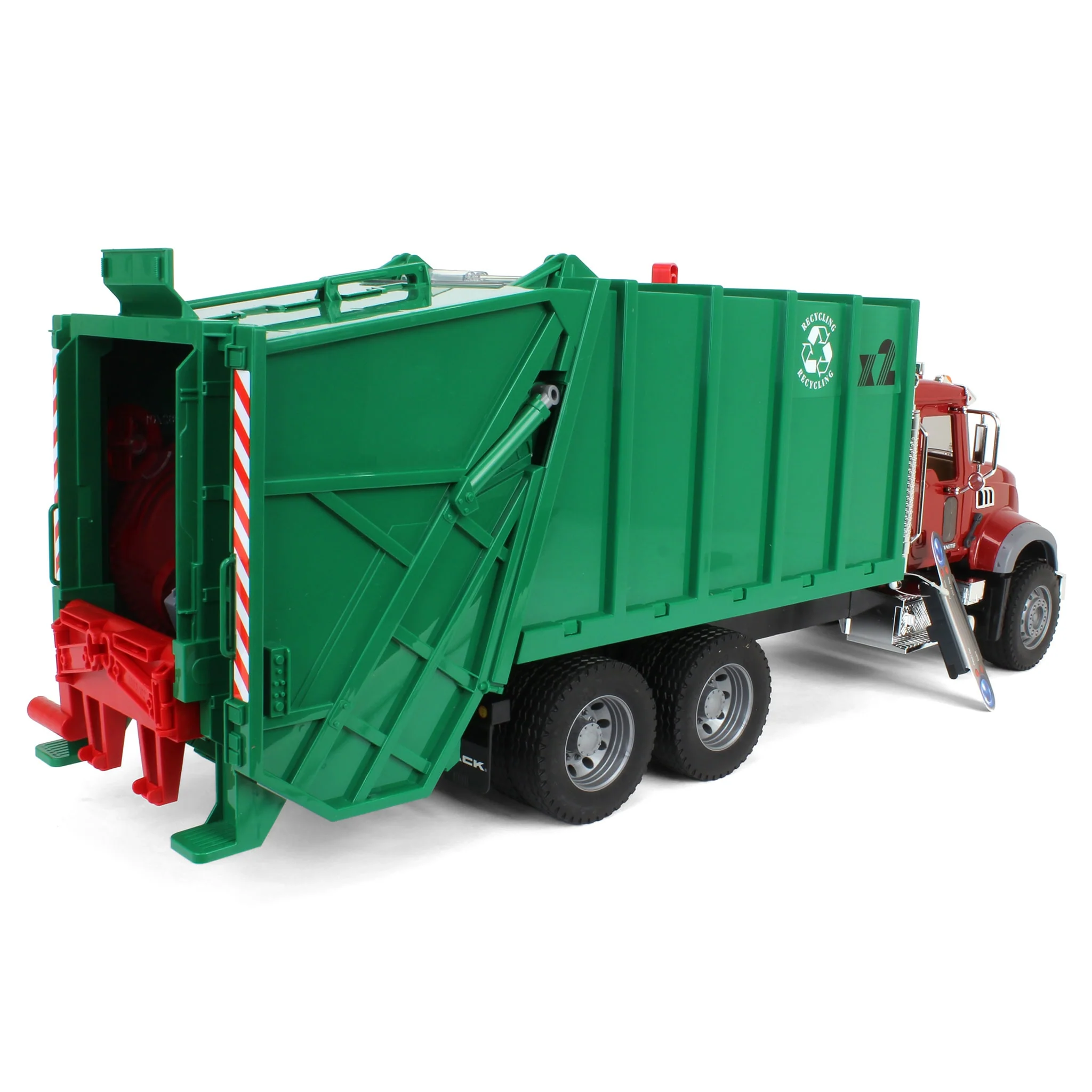 1/16 MACK Granite Rear Loading Garbage Truck by Bruder - Image 3