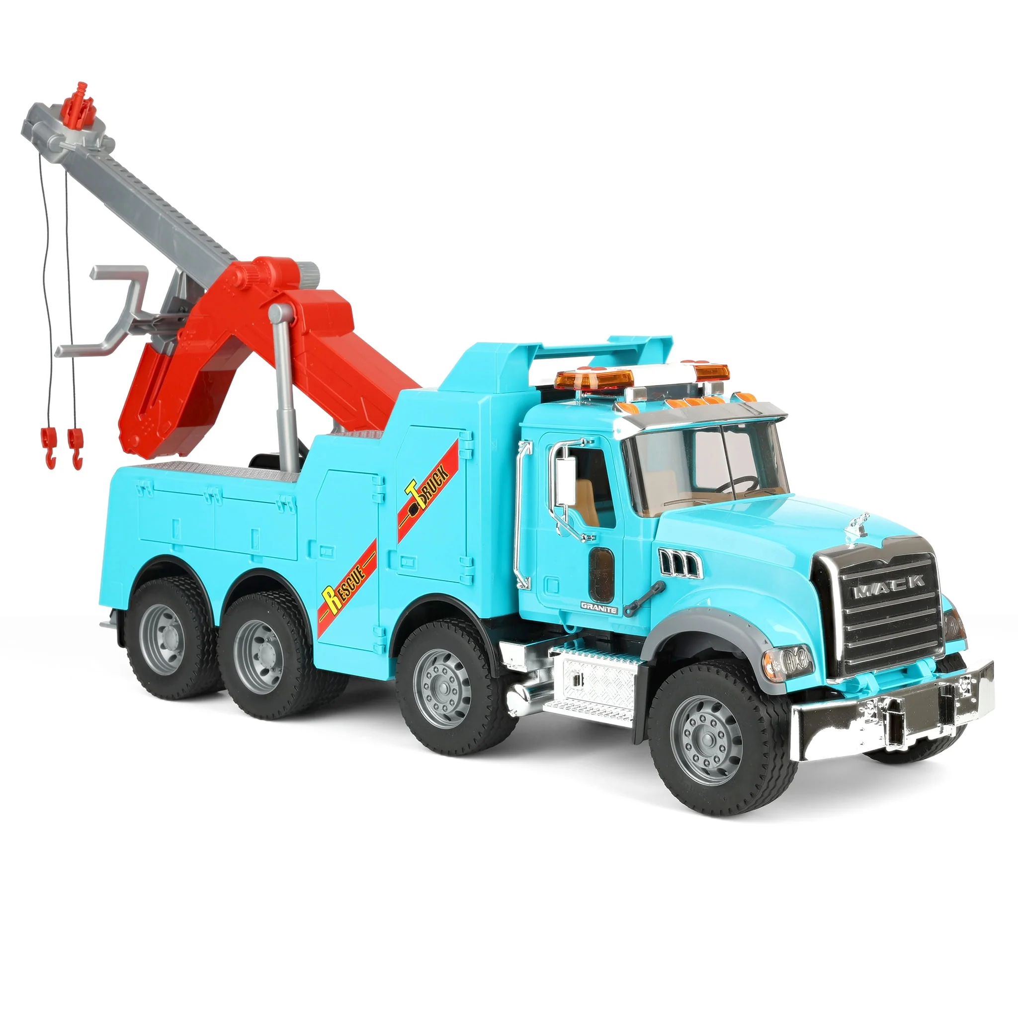 1/16 Bruder Mack Granite Recovery & Towing Truck with Lights & Sounds Module - Image 2