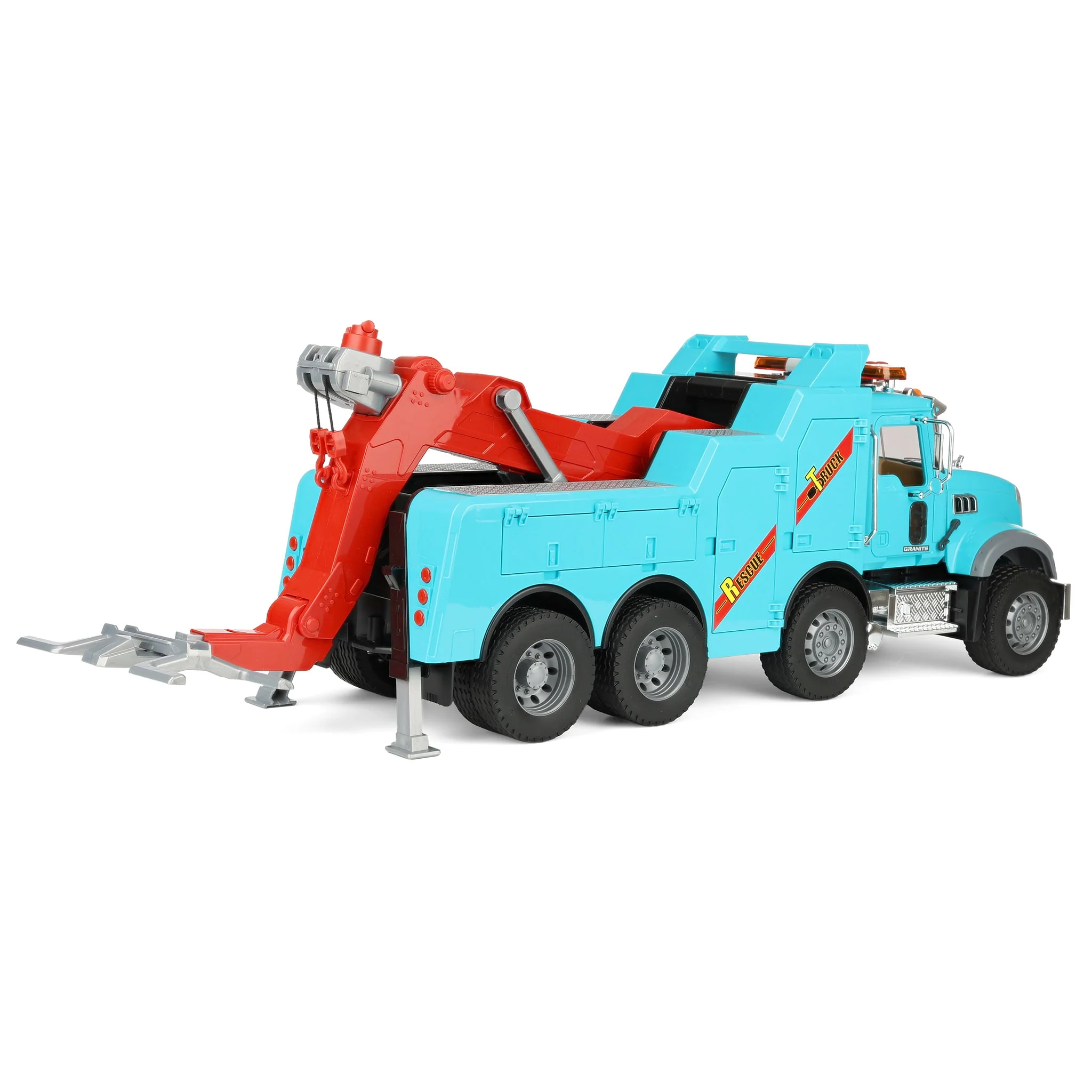 1/16 Bruder Mack Granite Recovery & Towing Truck with Lights & Sounds Module - Image 3