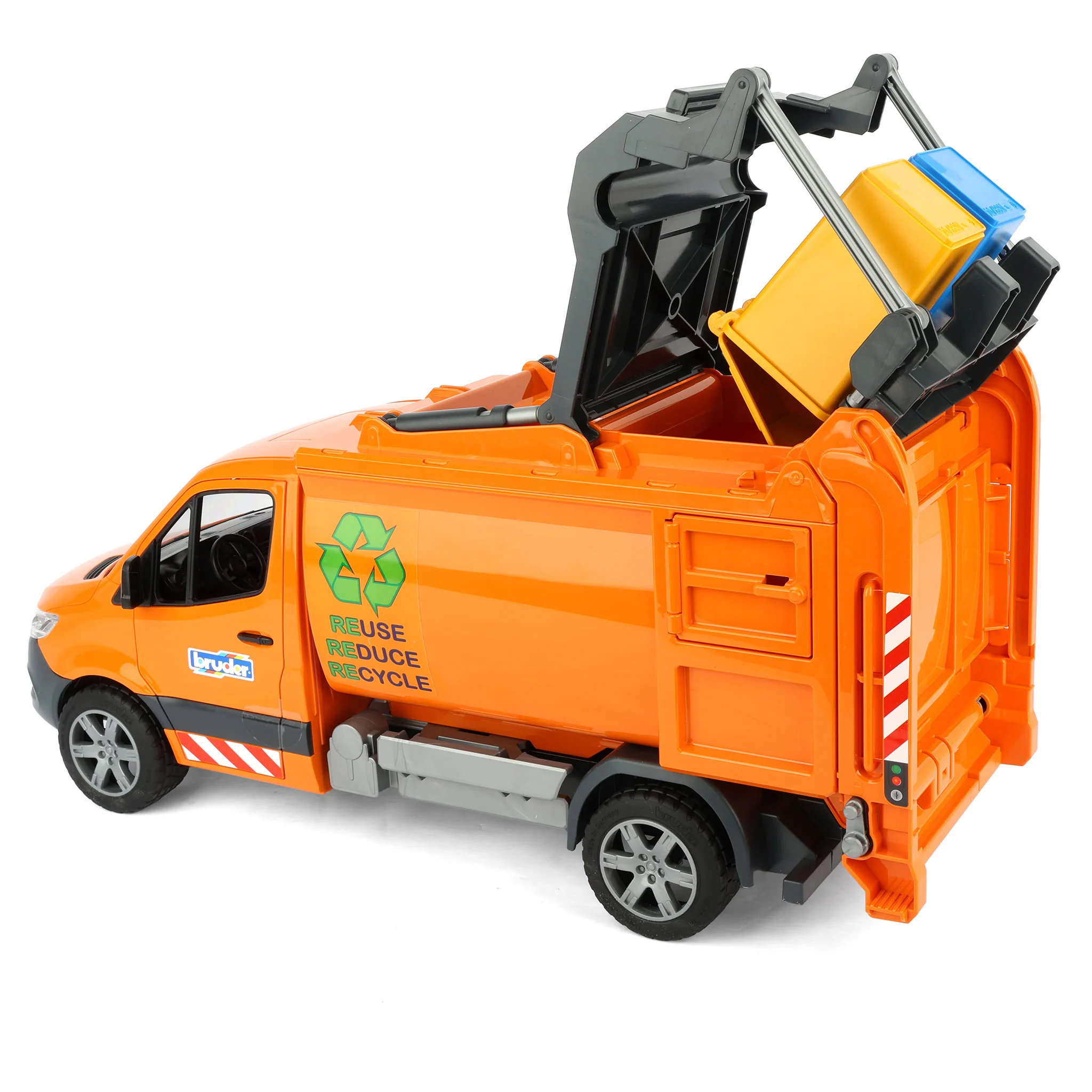 1/16 Bruder Mercedes-Benz Sprinter Municipal Garbage Vehicle - Image 4
