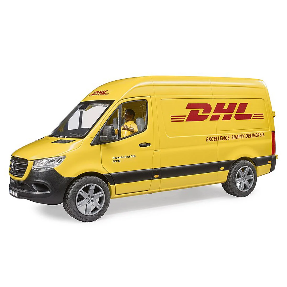 1/16 Bruder Mercedes-Benz DHL Van with Driver - Image 2