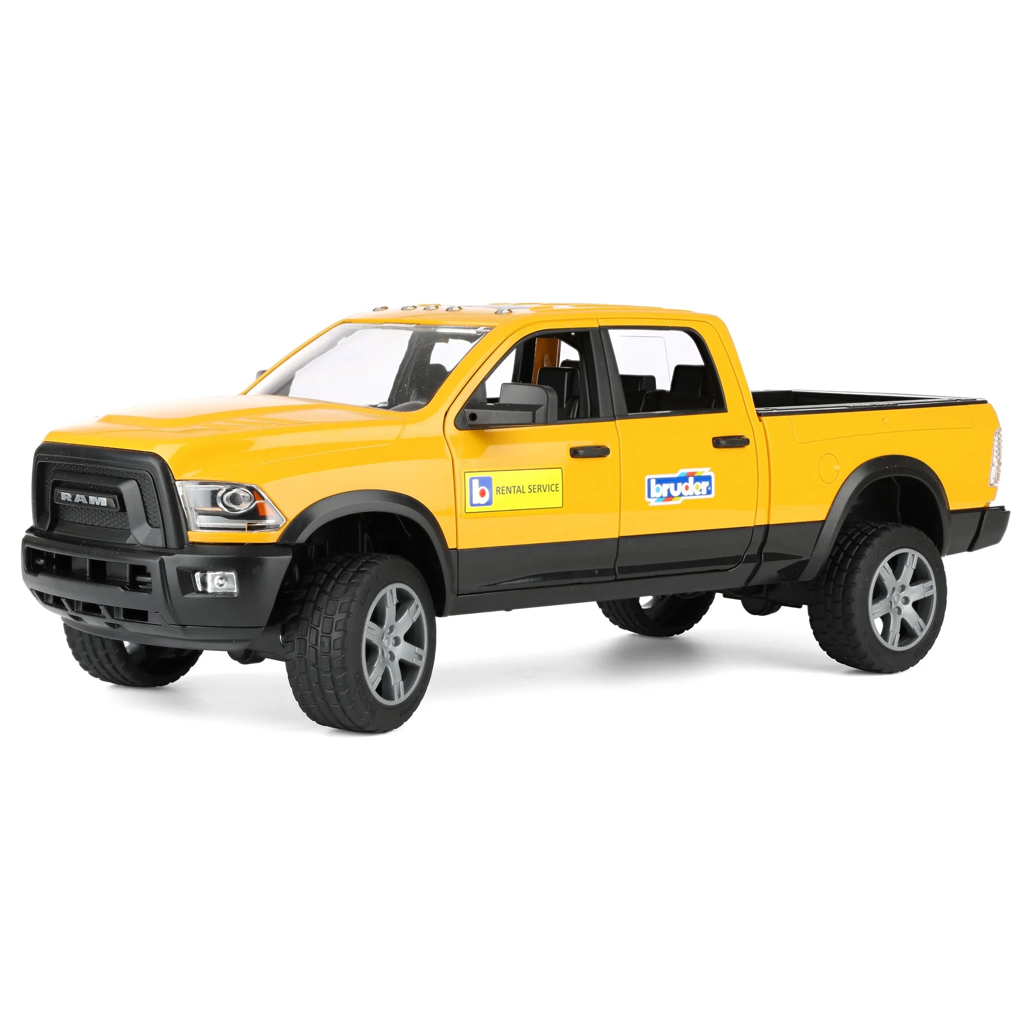 1/16 Bruder RAM Rental Truck with Trailer & Mini Excavator - Image 6