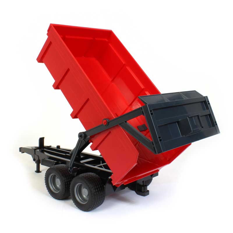 1/16 Bruder Red Tipping Trailer - Image 3
