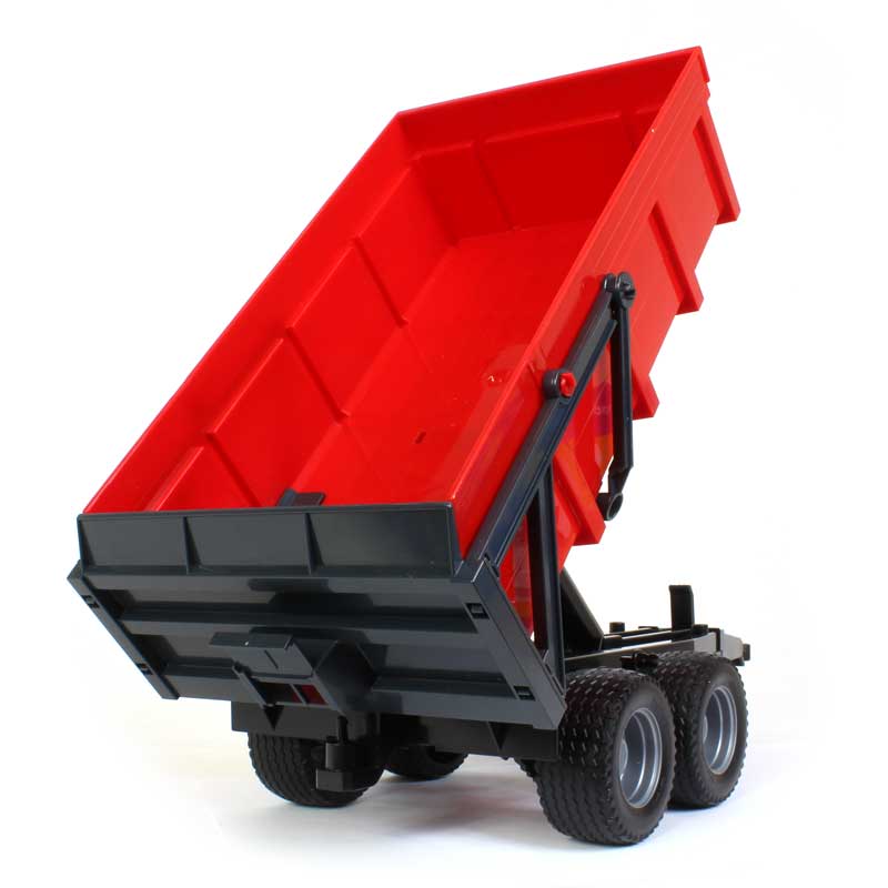 1/16 Bruder Red Tipping Trailer - Image 4