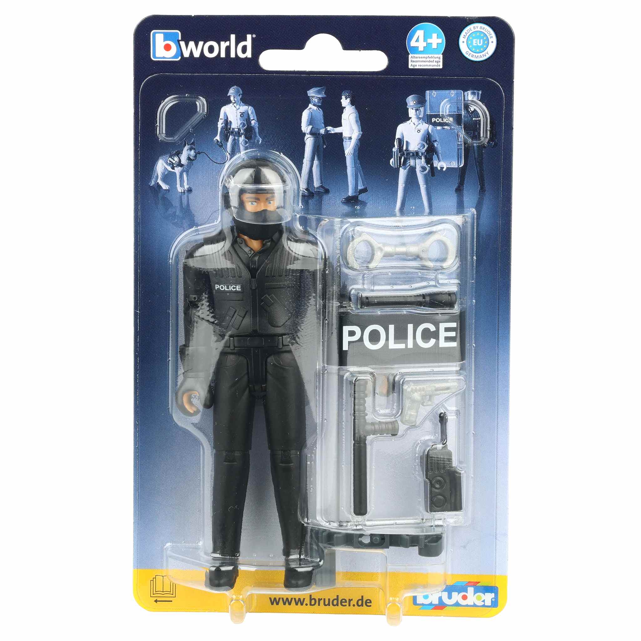 1/16 bworld Special Forces Police Figure by Bruder - Image 4