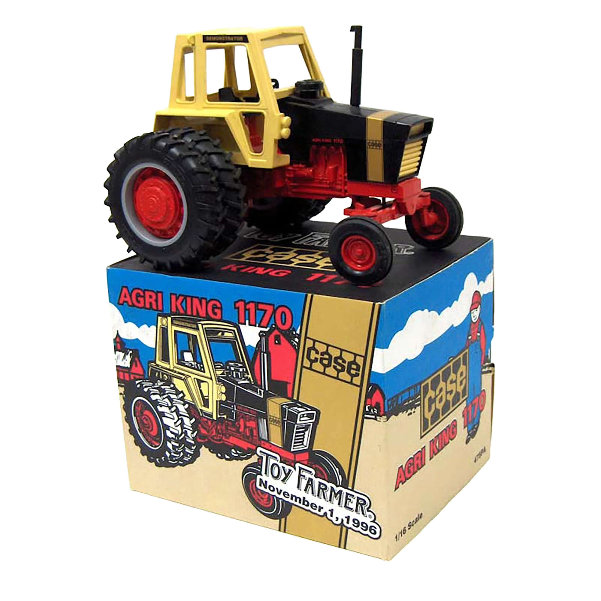 1/16 Case 1170 Golden Demonstrator Tractor by ERTL, National Farm Toy Show November 1996