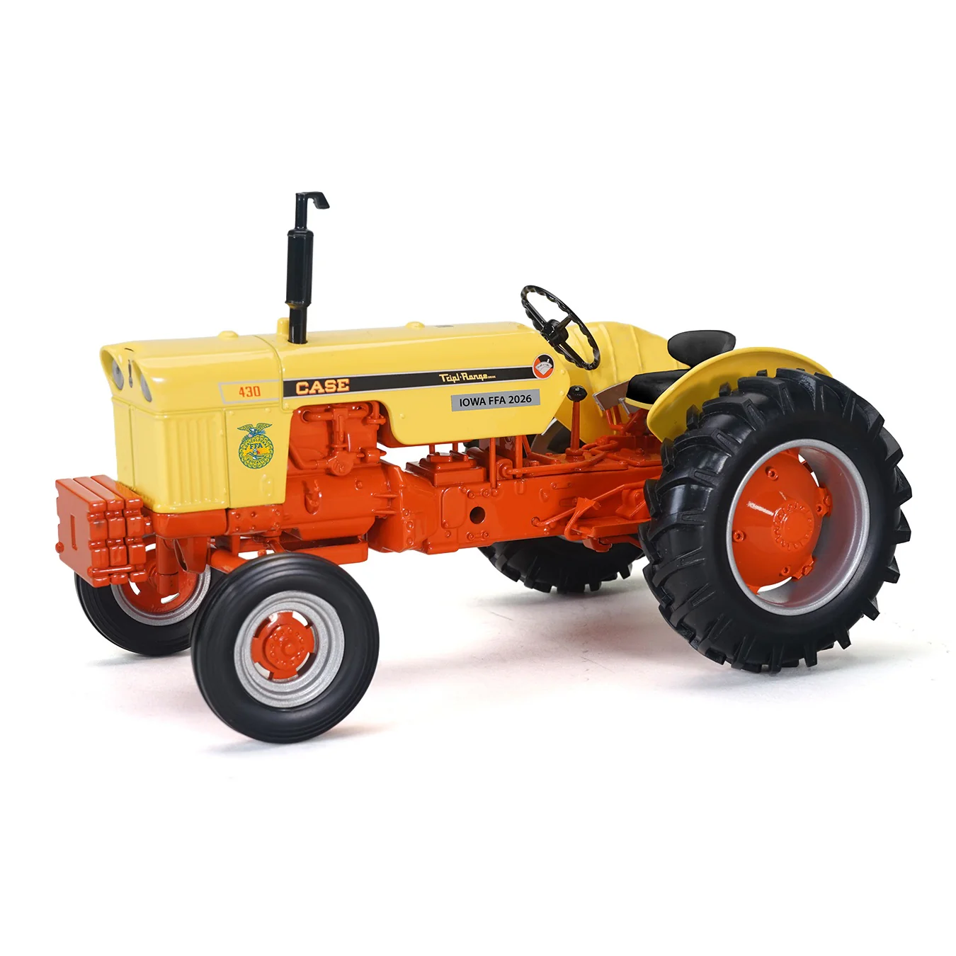 1/16 Case 430 Wide Front Tractor with Case Grain Drill by SpecCast, 2026 Iowa FFA - Image 2