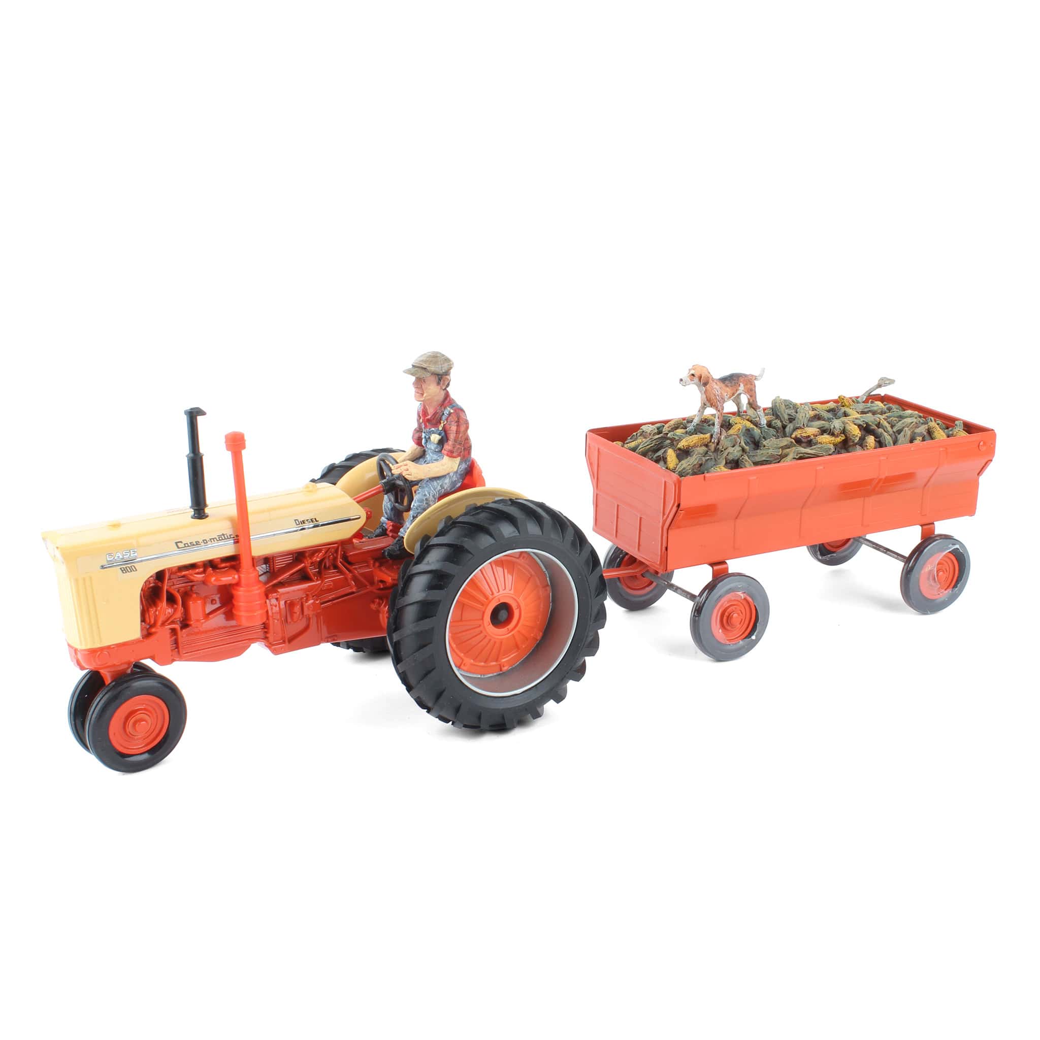 1/16 Case 800 Tractor with Wagon, Corn Load & Driver Set, 1 of 3000 Made - Image 2