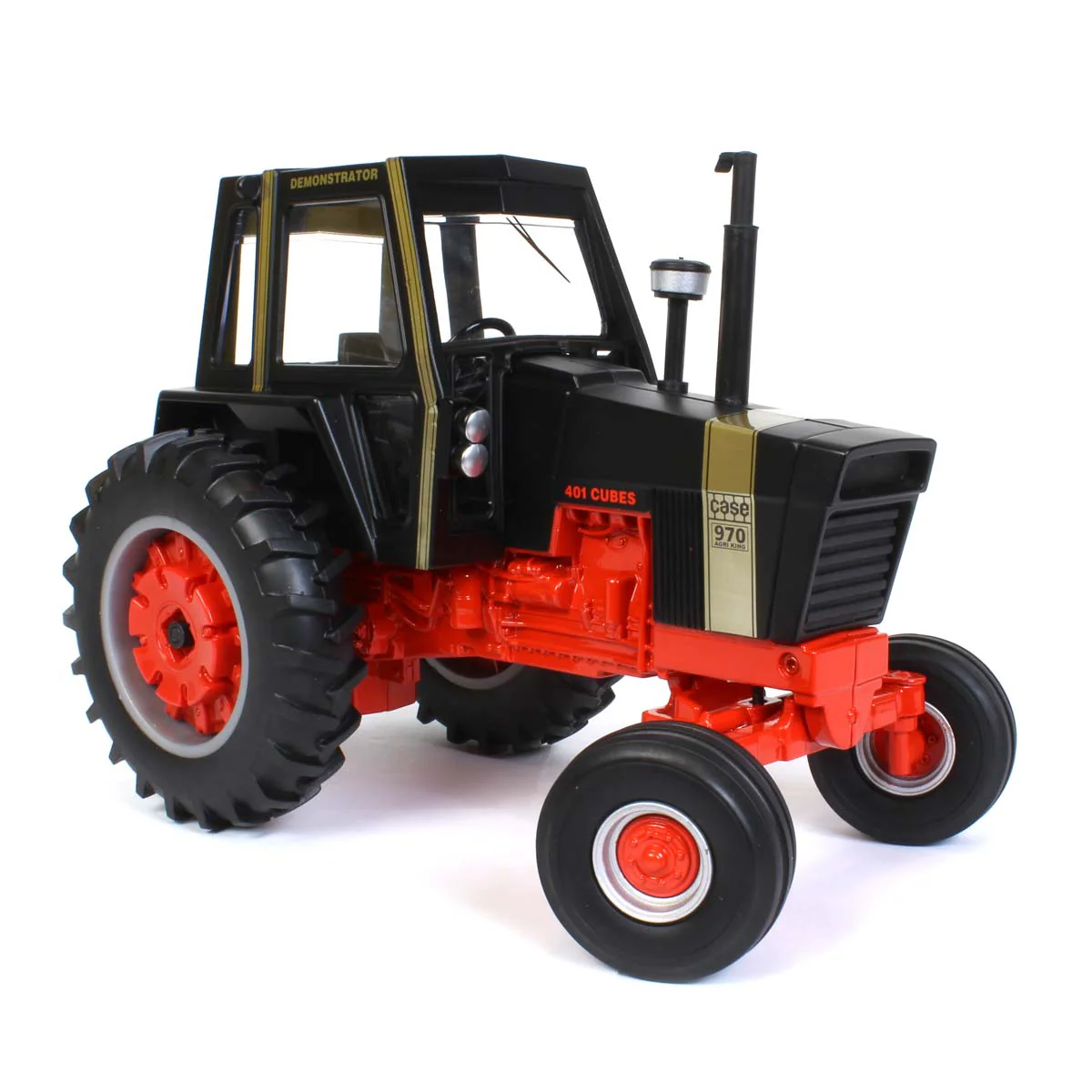1/16 Case 970 Black Knight Tractor with Cab, ERTL Prestige Collection - Image 2