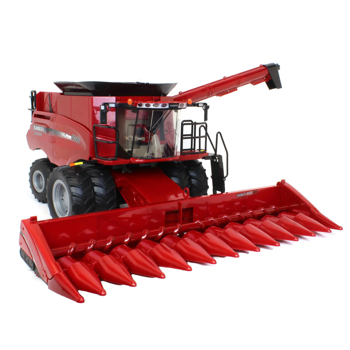 1/16 Case IH 8240 Combine & Red J&M 875 Grain Cart Set, ERTL Big Farm - Image 2