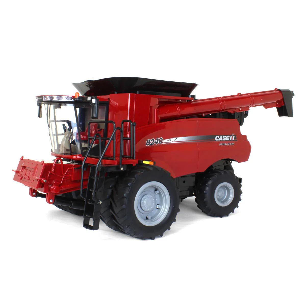 1/16 Case IH 8240 Combine & Red J&M 875 Grain Cart Set, ERTL Big Farm - Image 4