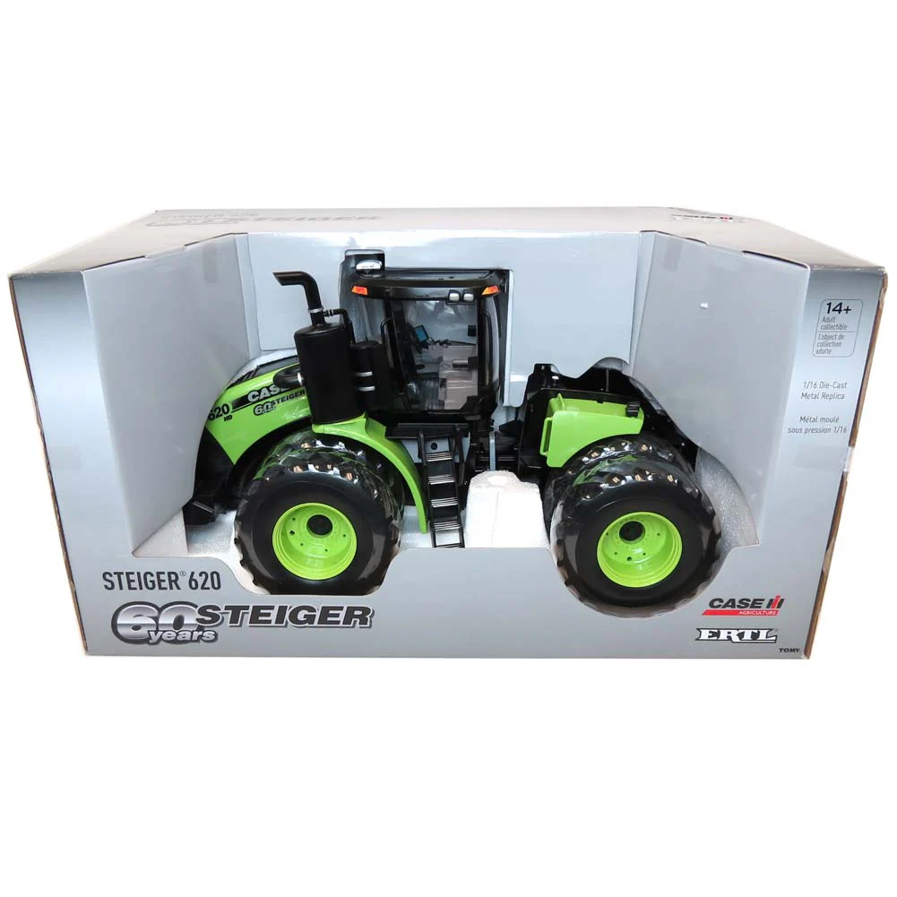 1/16 Case IH Green Steiger 620 4WD Tractor with Duals, 60th Anniversary Collector Edition - Image 7