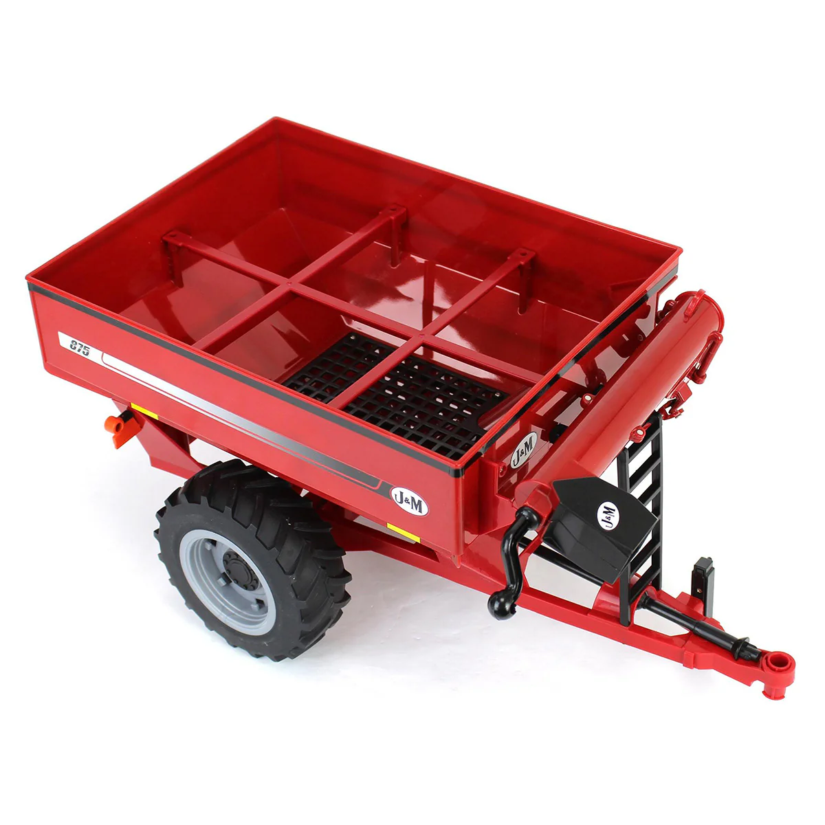 1/16 Case IH Puma 180 Tractor & Red J&M 875 Grain Cart Set, ERTL Big Farm - Image 9
