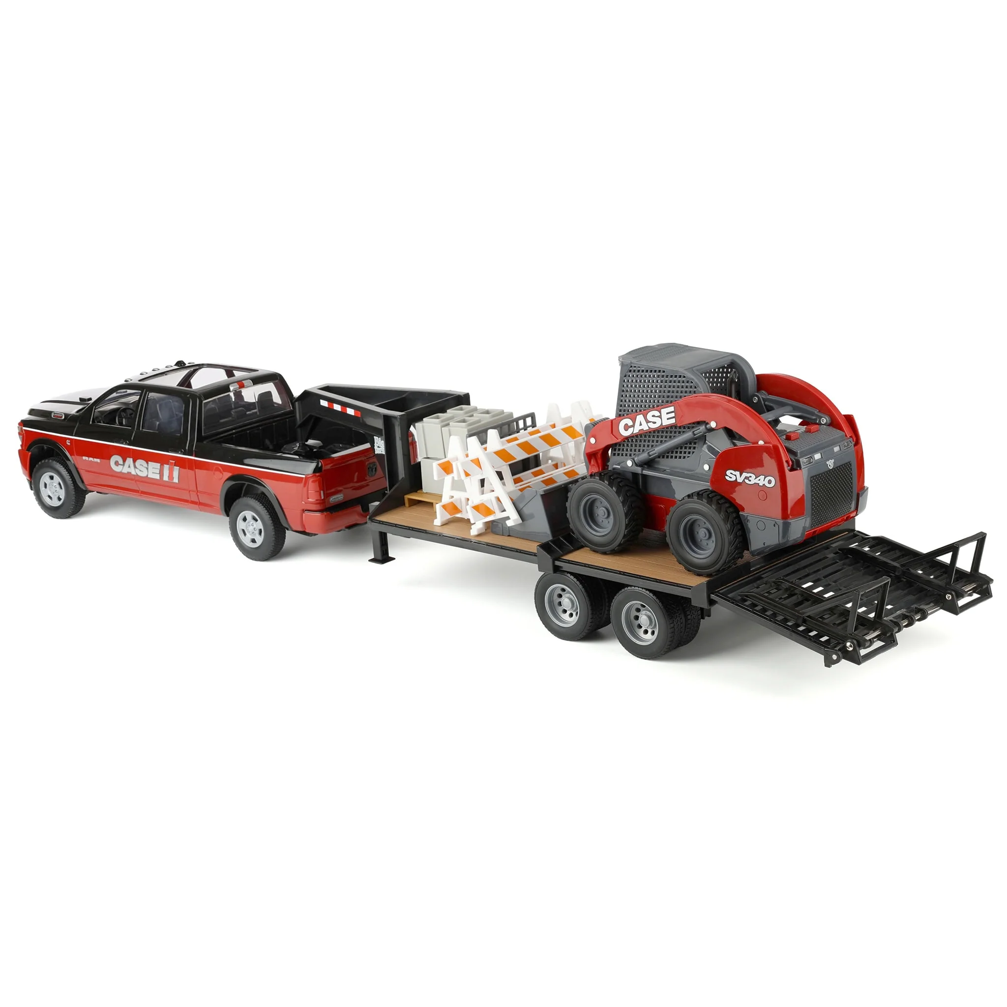 1/16 Case IH Ram Pickup Truck with Case SV340 Skid Loader, ERTL Big Farm - Image 10