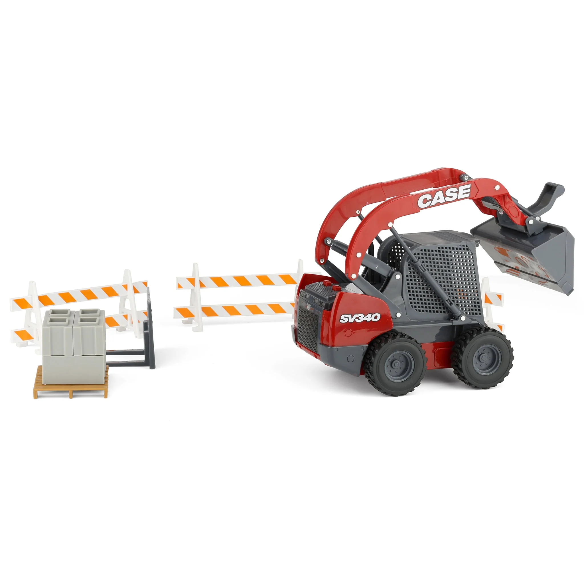 1/16 Case IH Ram Pickup Truck with Case SV340 Skid Loader, ERTL Big Farm - Image 5